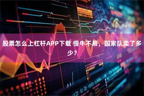股票怎么上杠杆APP下载 慢牛不易，国家队卖了多少？